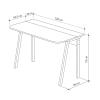 Γραφείο Malia pakoworld σε oak απόχρωση 120x60.5x75εκ