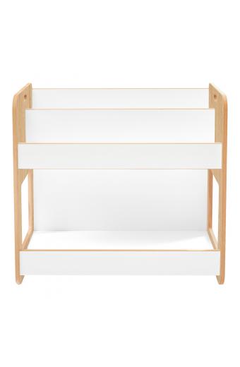 Ραφιέρα Dovere pakoworld φυσικό-λευκό mdf 56x34x55εκ