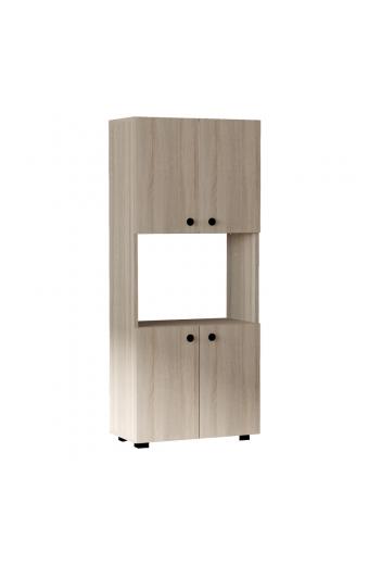 Ντουλάπα κουζίνας Guzel pakoworld σε sonoma απόχρωση 60x31.4x140εκ