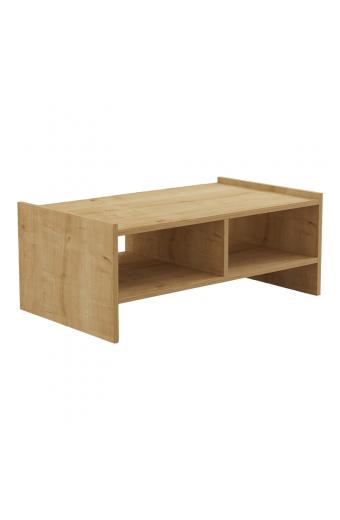 Τραπέζι σαλονιού Tiena pakoworld σε oak απόχρωση 90x50x35εκ