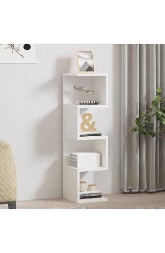Ραφιέρα επιδαπέδια Pratel pakoworld σε λευκή απόχρωση 25x27x95εκ