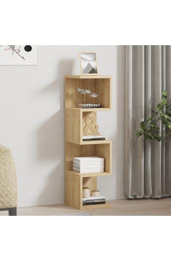 Ραφιέρα επιδαπέδια Pratel pakoworld σε oak απόχρωση 25x27x95εκ