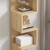 Ραφιέρα επιδαπέδια Pratel pakoworld σε oak απόχρωση 25x27x95εκ