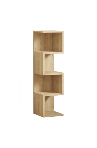 Ραφιέρα επιδαπέδια Pratel pakoworld σε oak απόχρωση 25x27x95εκ