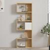 Βιβλιοθήκη Cascade pakoworld σε oak απόχρωση 51.8x22x150εκ