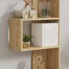 Βιβλιοθήκη Cascade pakoworld σε oak απόχρωση 51.8x22x150εκ