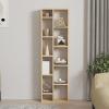 Βιβλιοθήκη Minicu pakoworld σε oak απόχρωση  44,4x19,6x150εκ