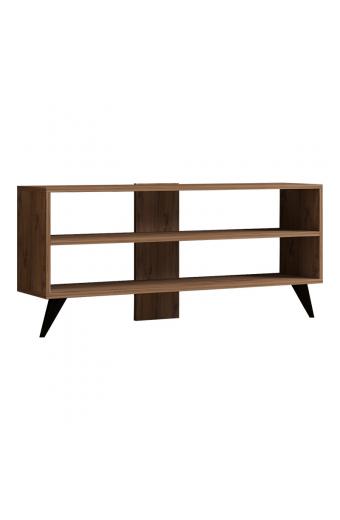 Έπιπλο τηλεόρασης Prestige pakoworld σε sonoma απόχρωση 120x29,6x50εκ