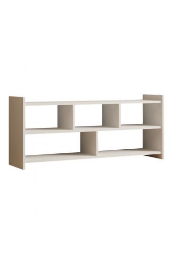 Έπιπλο τηλεόρασης Kapri pakoworld σε λευκή απόχρωση 120x28x55εκ