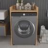 Έπιπλο πλυντηρίου Cuci pakoworld σε oak απόχρωση 60x62x99εκ