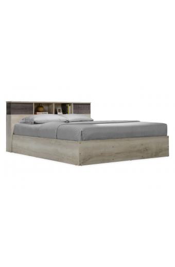 Κρεβάτι OLYMPUS pakoworld χρώμα castillo-toro 160x200εκ