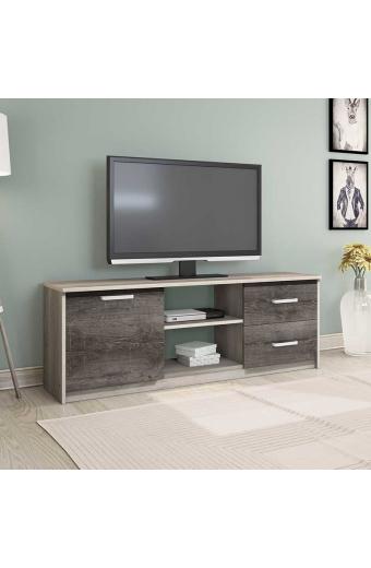 Έπιπλο τηλεόρασης OLYMPUS pakoworld χρώμα castillo-toro 160x39,5x50,5εκ