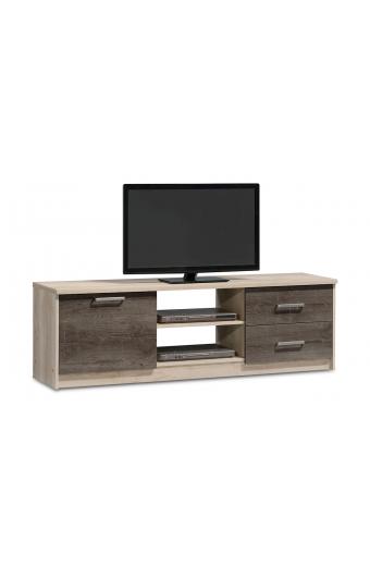 Έπιπλο τηλεόρασης OLYMPUS pakoworld χρώμα castillo-toro 160x39,5x50,5εκ