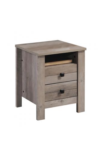 Κομοδίνο Tara pakoworld rustic oak 40x40x50.5εκ