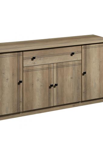 Μπουφές Libby pakoworld φυσικό 160x39.5x83εκ