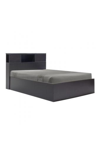 Κρεβάτι  OLYMPUS pakoworld σε χρώμα wenge 120x200εκ