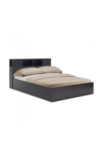 Κρεβάτι OLYMPUS pakoworld σε χρώμα wenge 140x200εκ