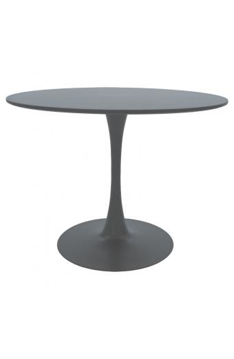 Τραπέζι Balou pakoworld MDF ανθρακί ματ Φ100x75εκ