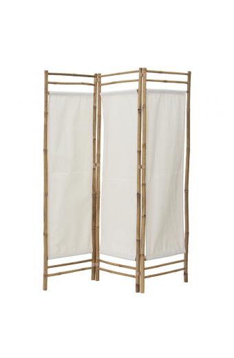 Παραβάν Barra pakoworld bamboo φυσικό-εκρού 135x3x160εκ