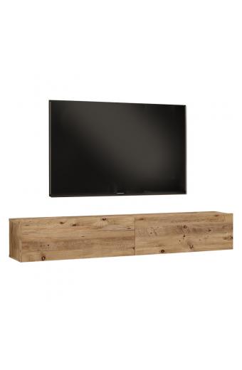 Έπιπλο τηλεόρασης επιτοίχιο Dello pakoworld sonoma 180x31.6x29.6εκ