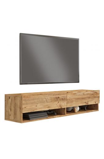 Έπιπλο τηλεόρασης επιτοίχιο Roscoe pakoworld sonoma 140x31.6x29.6εκ