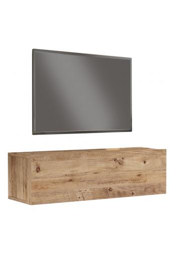 Έπιπλο τηλεόρασης επιτοίχιο Serit pakoworld sonoma 100x31.6x29.6εκ