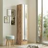 Ντουλάπι-στήλη Xara pakoworld sonoma 35.5x31.5x180εκ
