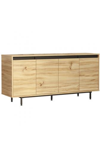 Μπουφές Jethro pakoworld sonoma-wenge 160x44.5x75.5εκ
