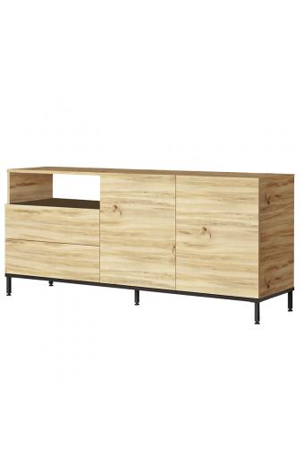 Μπουφές Evaluate pakoworld sonoma-wenge 170x46.5x75.5εκ