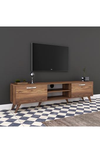Έπιπλο τηλεόρασης Sabian pakoworld καρυδί 180x35x48,5εκ
