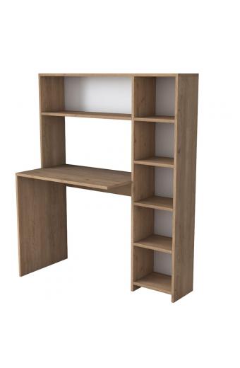 Γραφείο με βιβλιοθήκη Janson pakoworld sonoma 113x40x142εκ