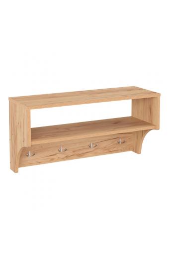 Κρεμάστρα Crosta pakoworld σε oak απόχρωση 80x28x40εκ