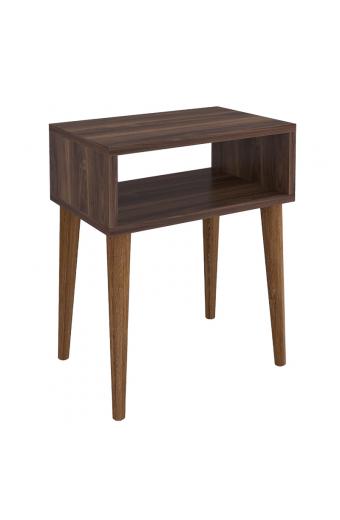 Κομοδίνο Hank pakoworld καρυδί 45x30x60εκ