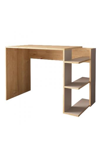 Γραφείο εργασίας Toska pakoworld σε oak- sandstone απόχρωση 114x56x76εκ