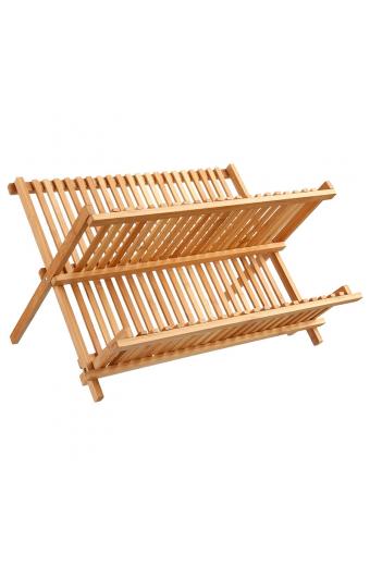 Πιατοθήκη Labon pakoworld bamboo φυσικό 42.5x33.5x25.5εκ