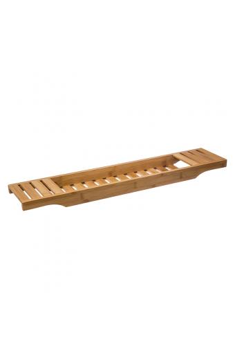 Πλατό μπανιέρας Seli pakoworld bamboo φυσικό 15x70x4,5εκ