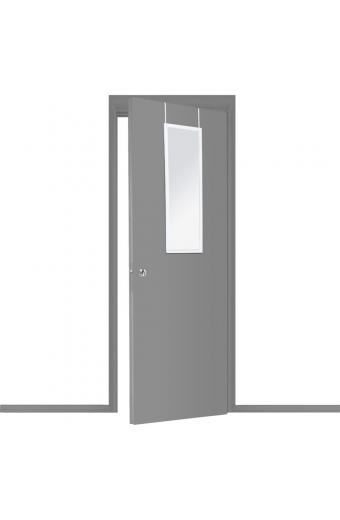Καθρέπτης πόρτας PWD-0111 pakoworld polyresin-λευκό 34x1.7x94εκ