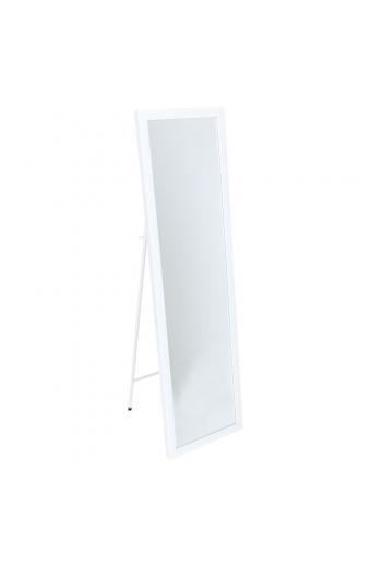 Καθρέπτης δαπέδου PWD-0112 pakoworld polyresin-γυαλί λευκό 39x35.5x125εκ