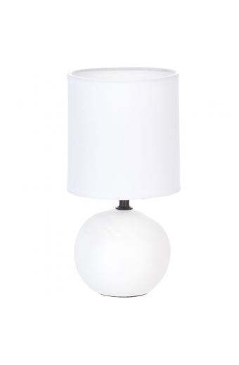 Επιτραπέζιο φωτιστικό PWL-1210 pakoworld Ε14 60W κεραμικό ματ λευκό Φ13x25εκ