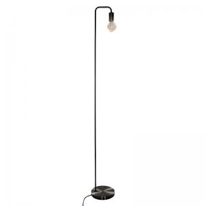 Φωτιστικό δαπέδου Keli pakoworld E27 40W μαύρο Φ20x150εκ