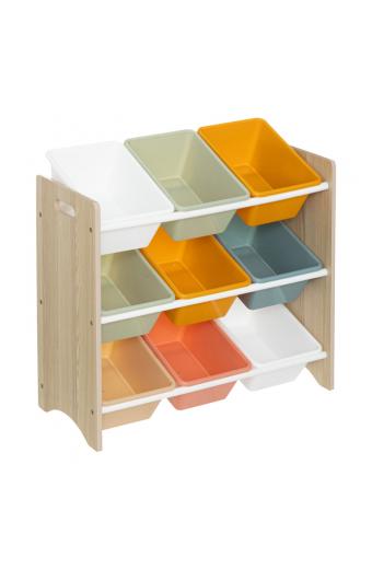 Παιδικό σετ αποθήκευσης Storfie pakoworld mdf-pp 60x29.5x66εκ