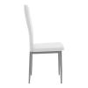 Τραπεζαρία Cuba-Parker pakoworld σετ 5τεμ sonoma-λευκό 120x80x75εκ