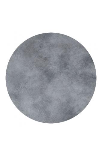 Επιφάνεια τραπεζιού Inspire pakoworld HPL γκρι cement Φ69εκ πάχους 12mm