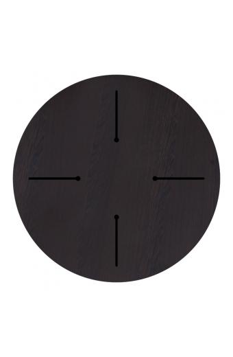 Επιφάνεια τραπεζιού Portico pakoworld HPL wenge Φ60εκ πάχους 12mm