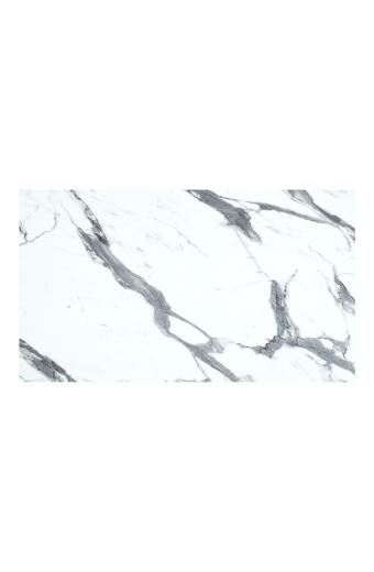 Επιφάνεια τραπεζιού Melody pakoworld HPL λευκό μαρμάρου 69x120εκ πάχους 12mm