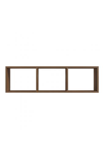 Ραφιέρα τοίχου Mikoro pakoworld σε φυσική απόχρωση 90x22x25.6εκ