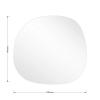 Καθρέπτης Frameless 1 pakoworld μαύρο 49x1.2x52εκ