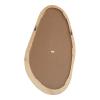 Καθρέπτης οβάλ Baloa pakoworld mdf σε φυσική απόχρωση 44x4x80εκ