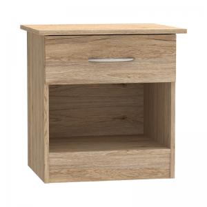 Κομοδίνο Kona pakoworld σε oak απόχρωση 40x34x42εκ