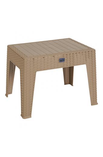 Τραπέζι Cosmic pakoworld PP cappucino 55x40x43.5εκ